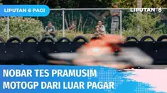 Tes Pramusim MotoGP di Sirkuit Mandalika, Lombok Tengah, NTB jadi hiburan tersendiri. Gubernur Zulkieflimansyah ikut nonton bareng warga lokal dari luar pagar sirkuit.