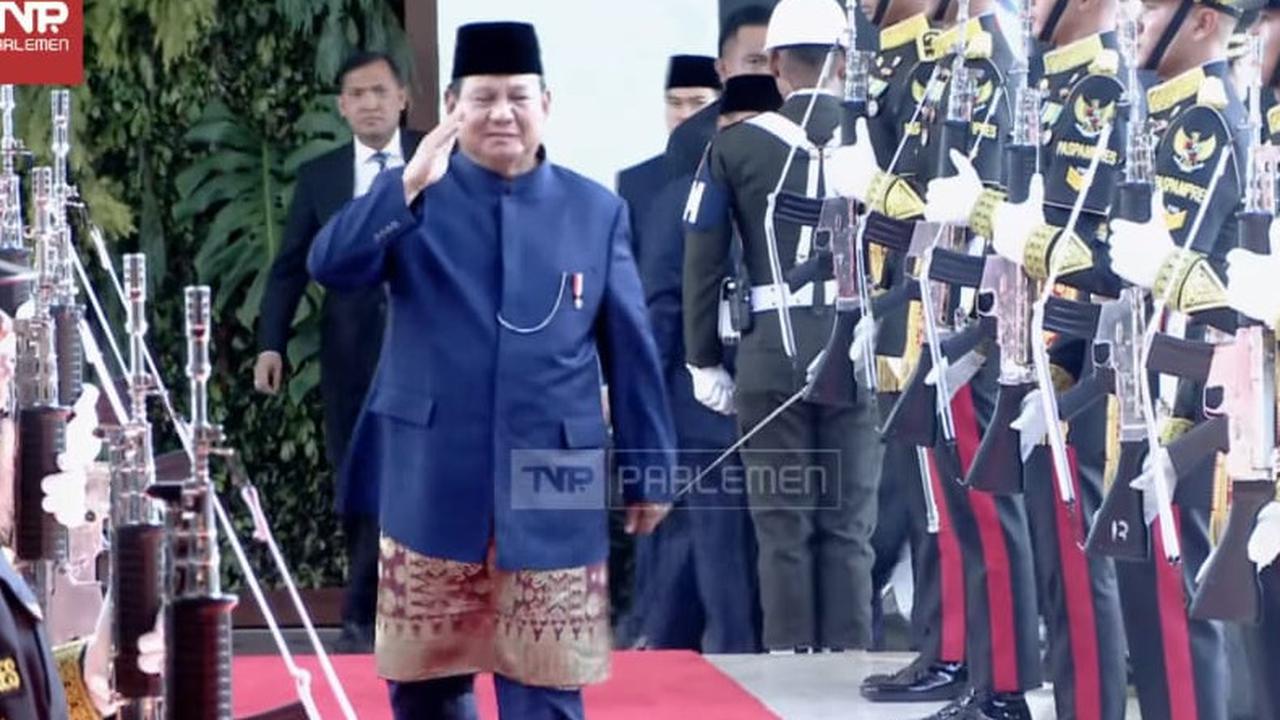 Prabowo Subianto Tiba di Kompleks Parlemen