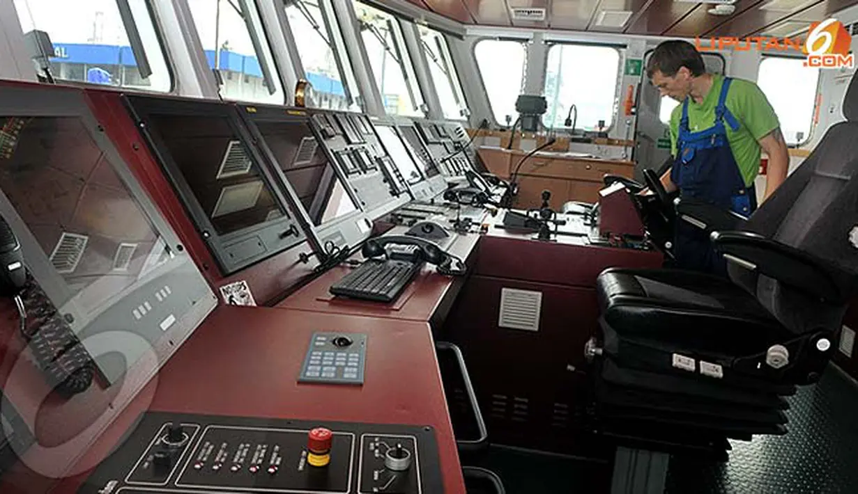 Ruang kemudi (Liputan6.com/Abdul Aziz Prastowo)