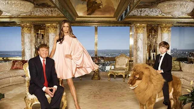 15 Potret Rumah Mewah Donald Trump, Serba Emas!