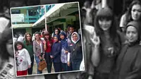 Blusukan Korban Banjir, Artis-artis Bikin Heboh Sekolah