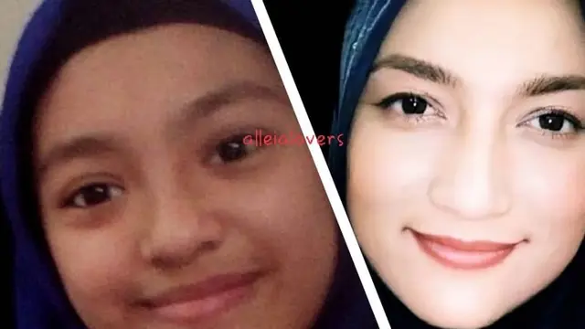 Alleia Anak Ariel Noah Pakai Hijab