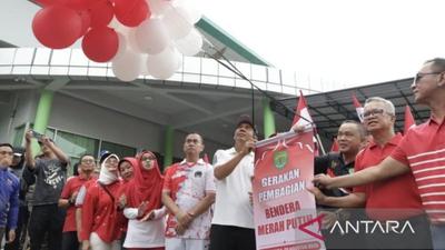 Pemprov Kaltim Bagikan 4.047 Bendera Merah Putih, Gaungkan Semangat Nasionalisme Jelang HUT RI ke-81
