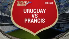 Berita video torehan data dan statistik saat Prancis menang 2-0 atas Uruguay pada perempat final Piala Dunia 2018.