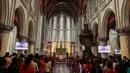 Misa Keluarga Natal tahun 2024 dimulai tepat pukul 11.00 WIB. (Liputan6.com/Angga Yuniar)