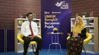 Direktur Penyuluhan, Pelayanan dan Humas Ditjen Pajak Hestu Yoga Saksama dalam webinar dengan tema UMKM Bangkit bersama Pajak di Era Pandemi, kerja sama Katadata dengan Ditjen Pajak, Senin (13/7/2020). (Ist)