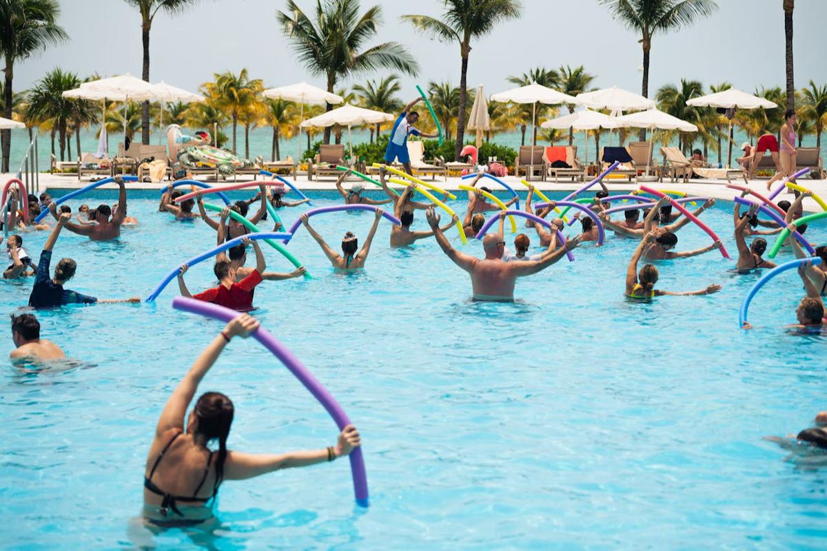 Ilusrasi Water Aerobics