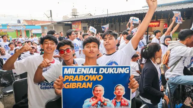 Deklarasi Milenial Creative Bandung Dukung Prabowo-Gibran, Rabu (01/11) (Istimewa)