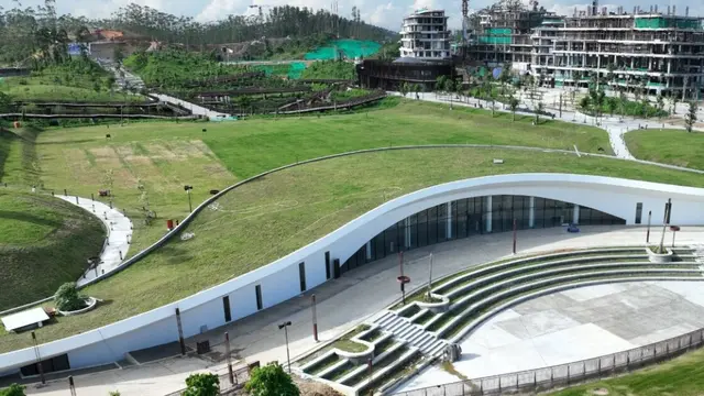 PT Brantas Abipraya (Persero) menyelesaikan pembangunan Sumbu Kebangsaan di IKN Nusantara
