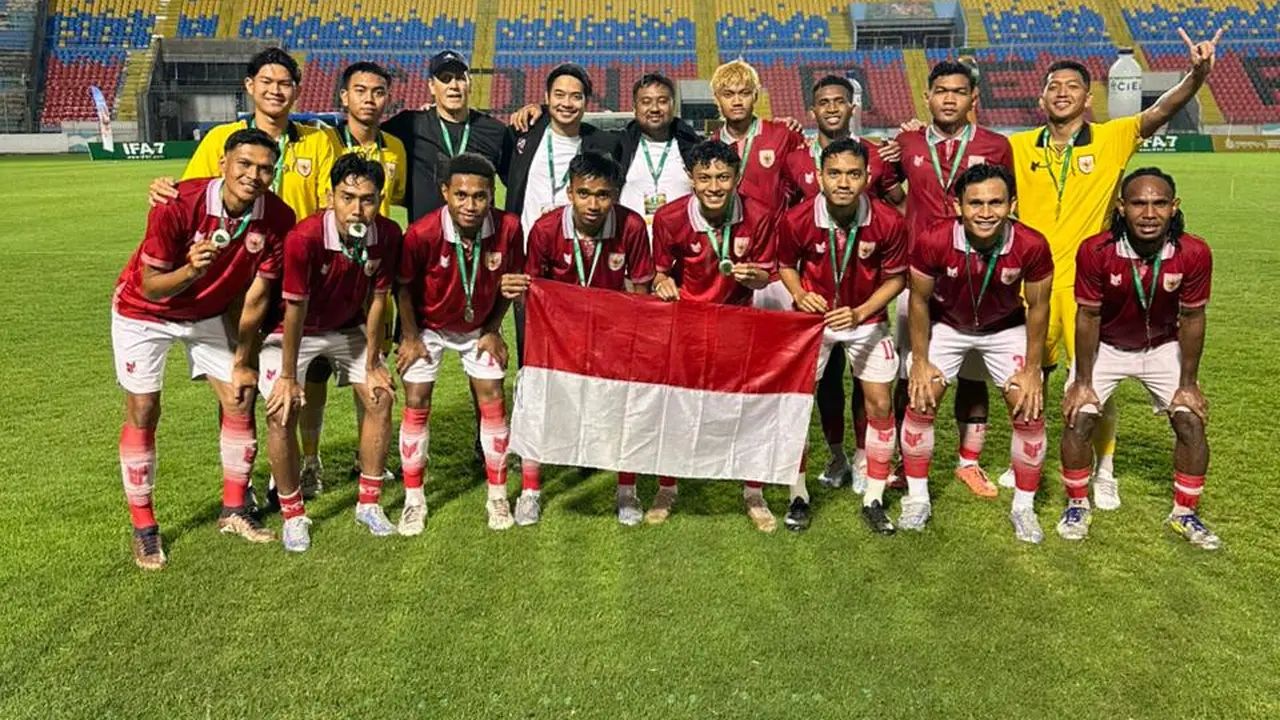 Indonesia Ukir Sejarah di Kejuaraan Dunia Sepak Bola 7x7 2026, Raih Medali Perak dan Depak Brasil