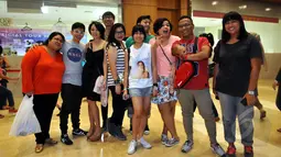 Project Pop saat ditemui di Indonesia Convention Exhibition (ICE) untuk menonton konser Katy Perry, Tangsel (9/5/2015). (Liputan6.com/Panji Diksana)