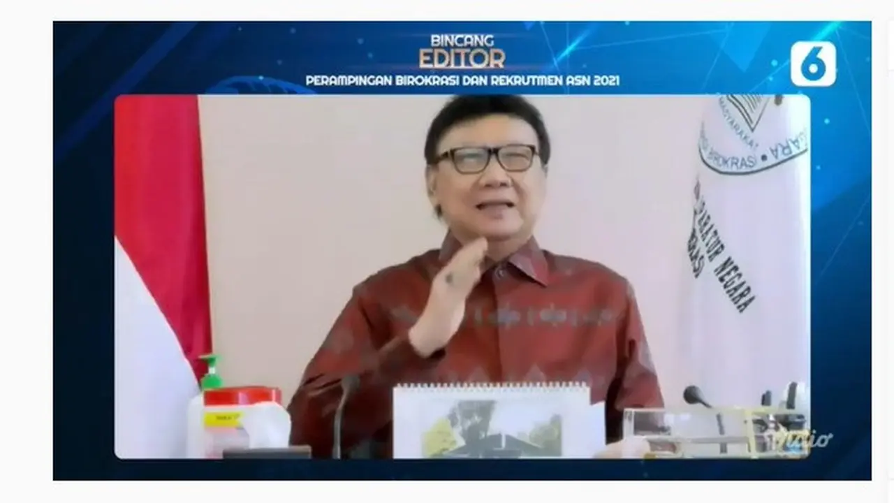 Menteri Pendayagunaan Aparatur Negara dan Reformasi Birokrasi (MenPANRB) Tjahjo Kumolo