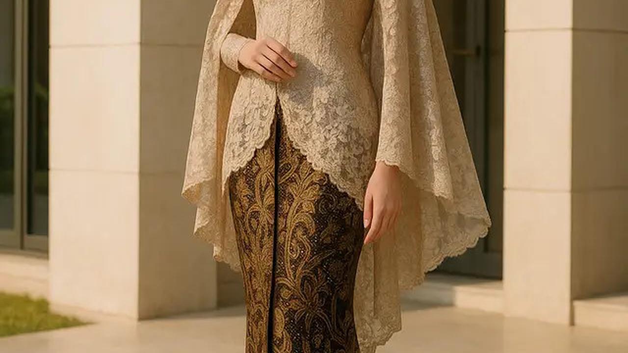 8 Model Brokat Panjang Bawahan Batik Terbaru 2025, Tren Elegan dan Modern