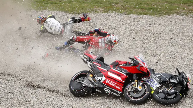 Johann Zarco dan Andrea Dovizioso