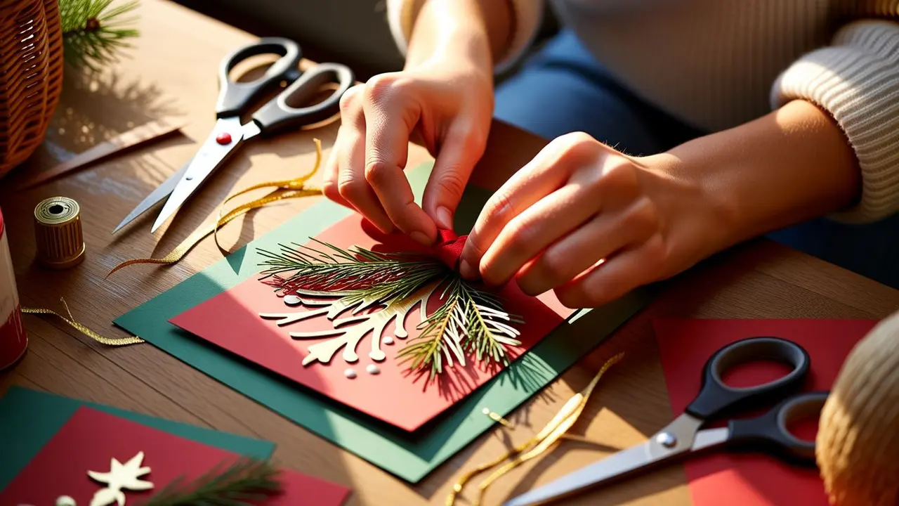 christmas card diy