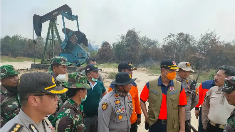 Kepala BNPB Doni Monardo Pantau Karhutla di Riau