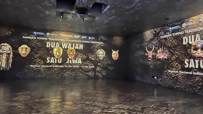 Pengalaman Imersif Pameran Topeng Indonesia-Korsel (Dok: Liputan6/Nasywa Fakhirah)