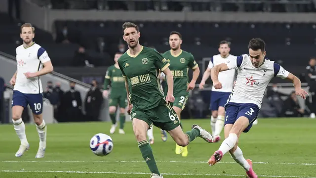 Gareth Bale Hattrick, Tottenham Permak Sheffield United