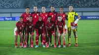 Timnas Indonesia Putri Vs Kirgistan dalam laga Kualifikasi Piala Asia Putri 2026 di Indomilk Arena, Tangerang, Minggu (29/6/2025). (Bola.com/Muhammad Iqbal Ichsan)