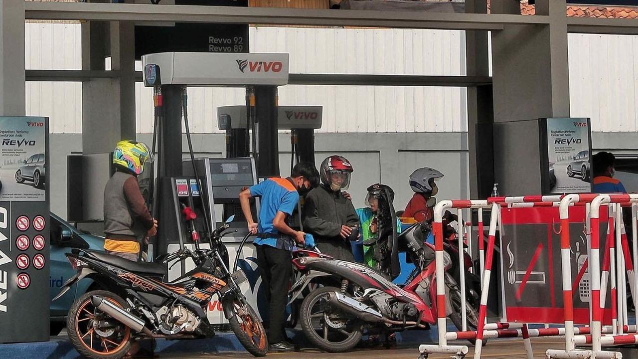 Kenaikan harga BBM juga terjadi di SPBU Vivo.