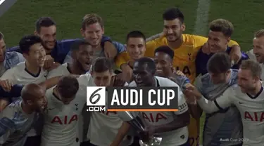 Tottenham Hotspur keluar sebagai juara Audi Cup 2019 setelah mengalahkan Bayern Munchen melalui drama adu penalti.