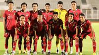 Timnas Indonesia U-22 Vs Bhayangkara FC. (Bola.com/Dok.Instagram PSSI).