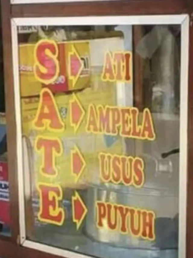 6 Trik Marketing Pakai Singkatan di Warung Ini Bikin Geregetan, Kocak