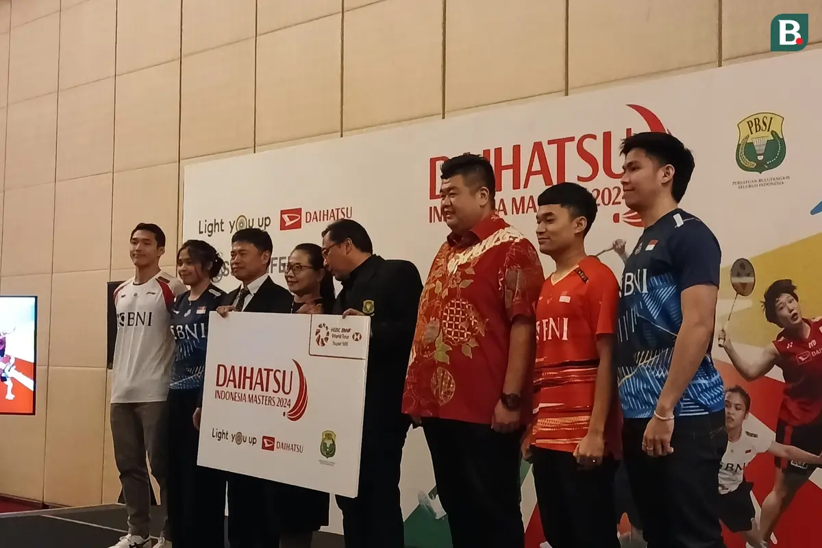 Konferensi pers Indonesia Masters 2024