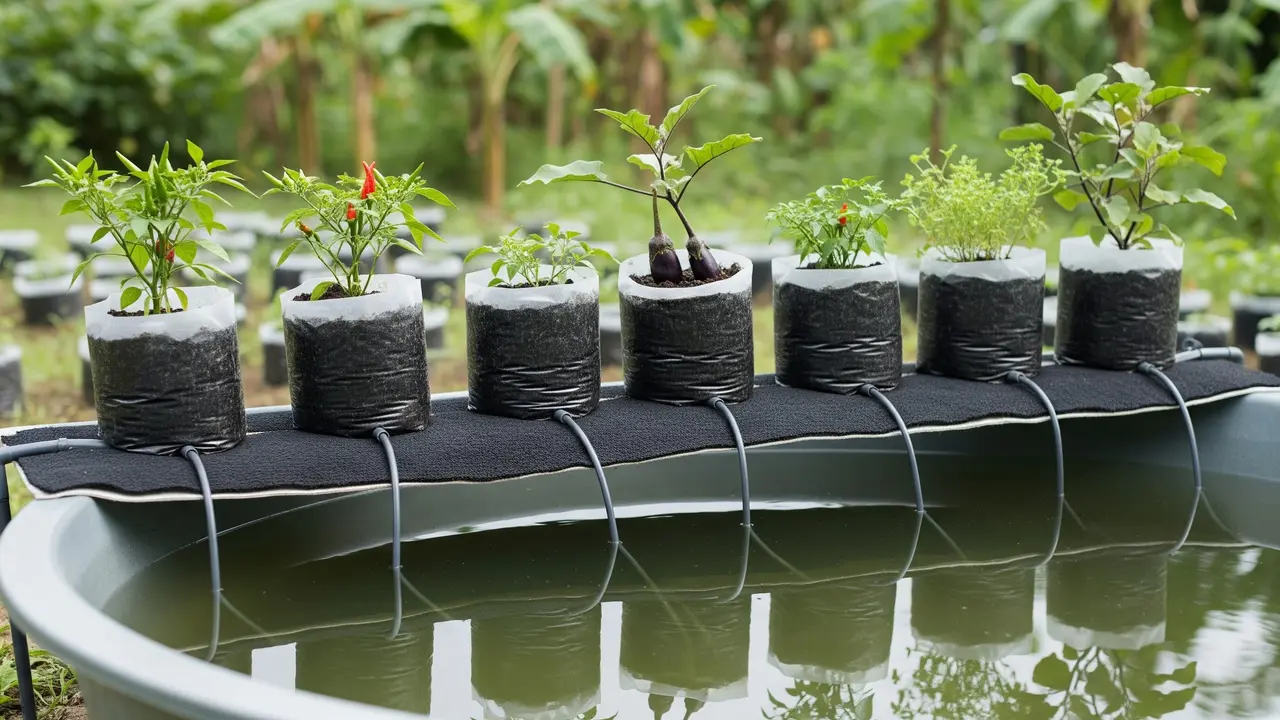 Cara Membuat Irigasi Kapiler Sederhana untuk Polybag