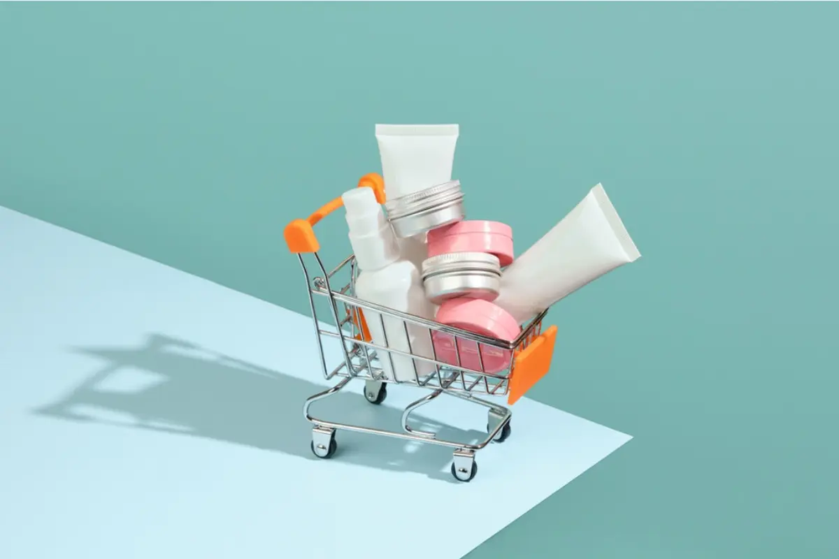 Ilustrasi produk skincare