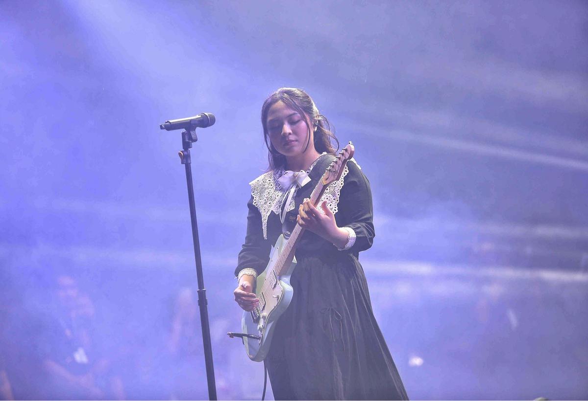 FOTO:  Bernadya Meriahkan  KapanLagi Buka Bareng BRI Festival 2025
