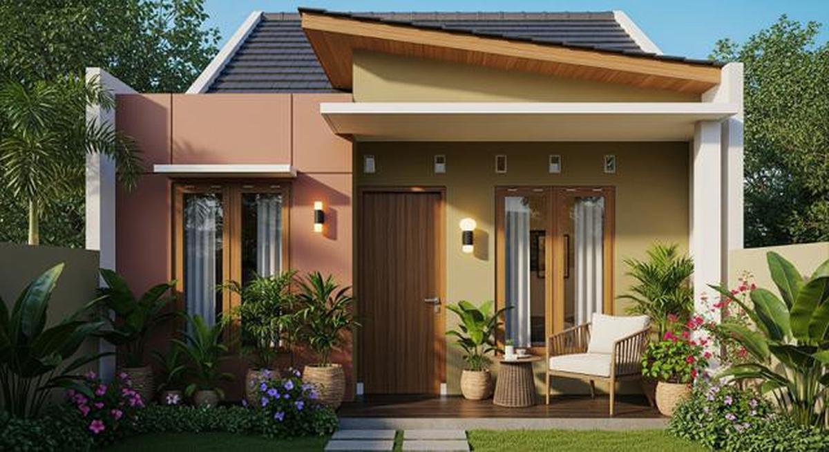 7 Model Rumah Mungil dengan Teras Depan Cantik 2025, Buat Hunian Makin Estetik