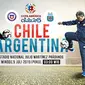 Chile vs Argentina (Liputan6.com/Sangaji)