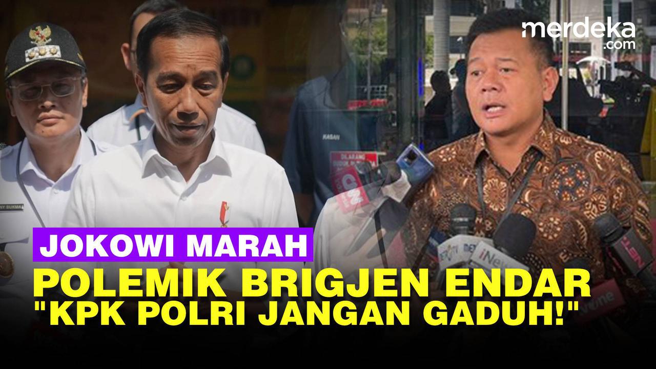 VIDEO: Jokowi Marah Soroti Pencopotan Brigjen Endar Priantoro di KPK "Jangan Gaduh!"