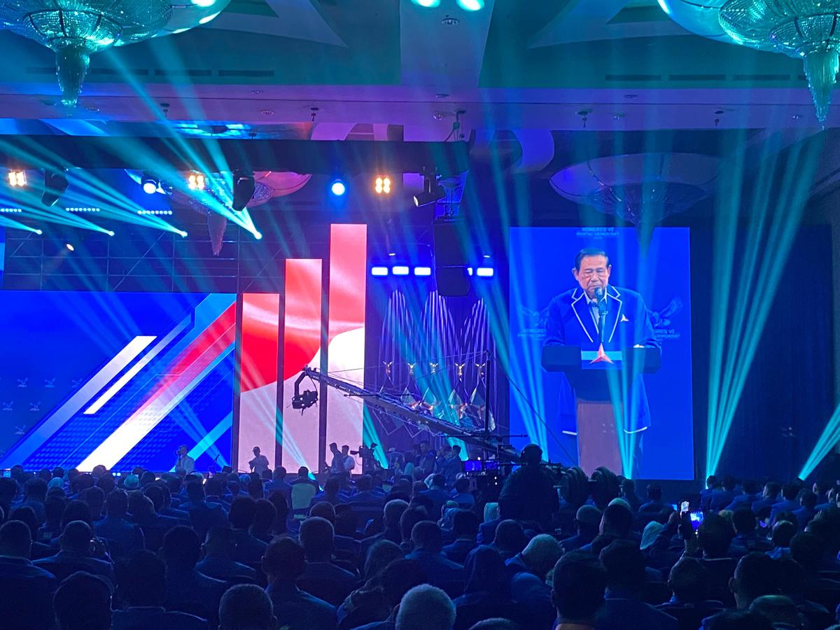 SBY di kongres demokrat