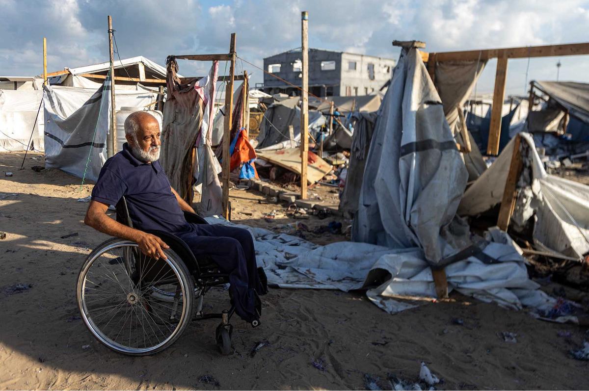 FOTO: Tak Ada Tempat Aman di Gaza, Tenda Pengungsi Kembali Jadi Sasaran Serangan Udara Israel