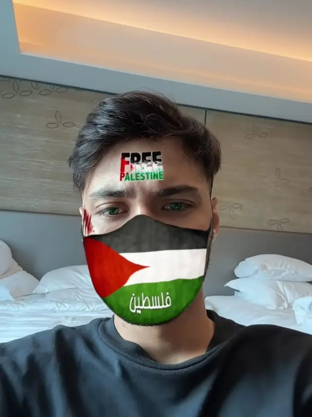 Refal Hady Tunjukkan Dukungan kepada Palestina dengan Menggunakan Filter Free Palestine