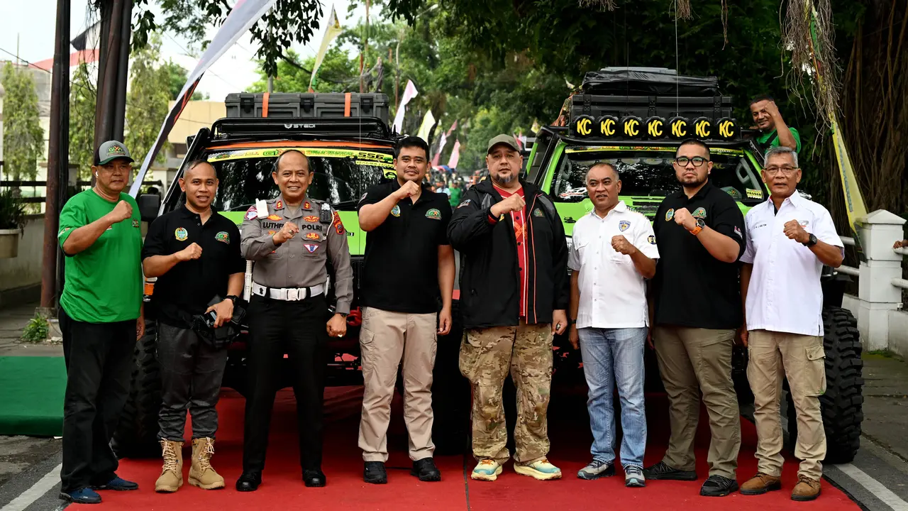 GIXA North Sumatera 2025 Resmi Dimulai, Gubernur Bobby Afif Nasution Lepas Peserta dan Jajal Mobil Off Road