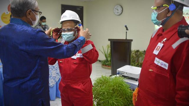 PT Pertamina Hulu Energi North Sumatra B-Block (PHE NSB), resmi menyerahkan pengelolaan 100 persen Wilayah Kerja (WK) B kepada PT Pema Global Energi (PGE).