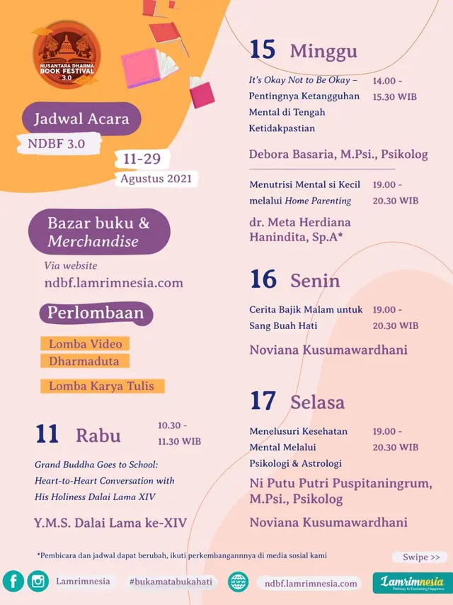 Nusantara Dharma Book Festival (NDBF) 3.0