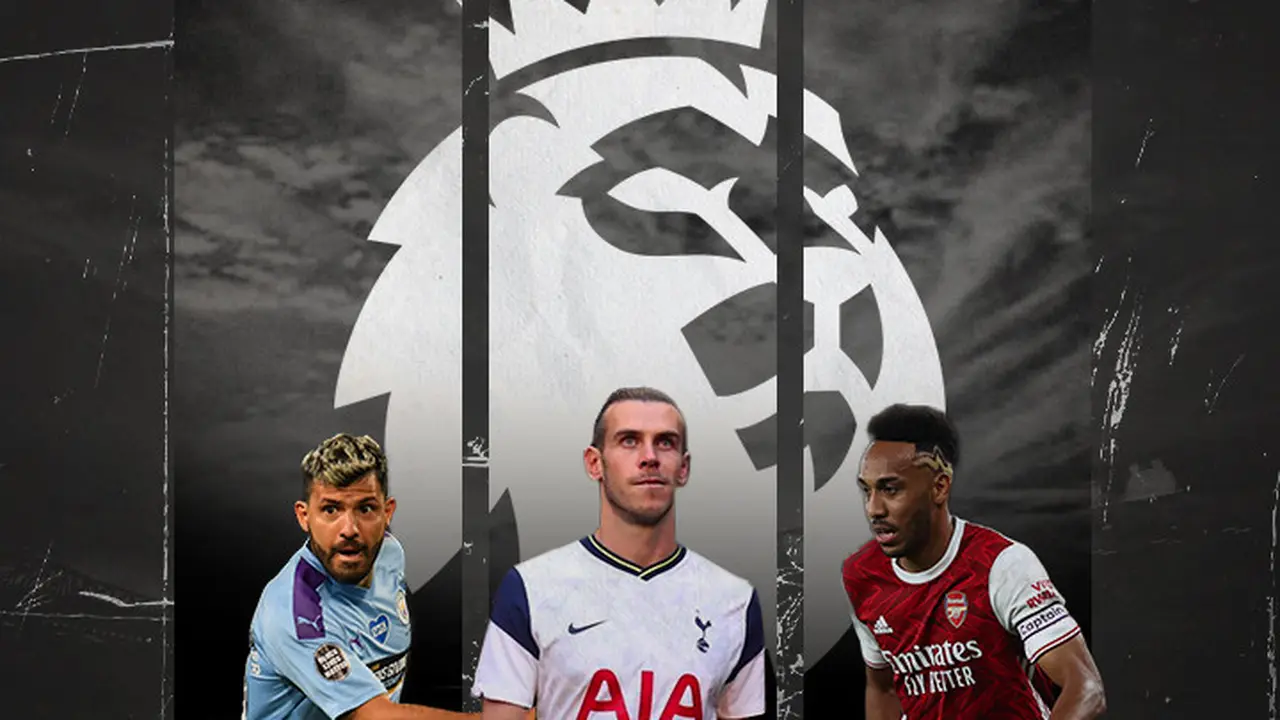 Sergio Aguero, Gareth Bale dan Pierre-Emerick Aubameyang