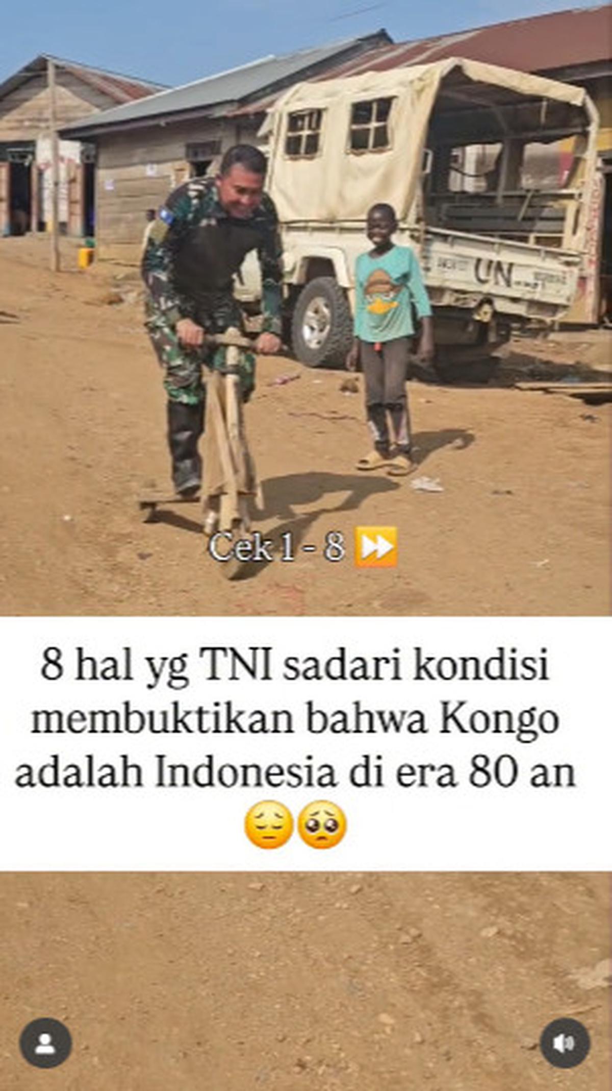 Jauh dari Layak, Prajurit TNI Ungkap Sisi Kehidupan Warga Kongo Mirip Indonesia Era 80-an