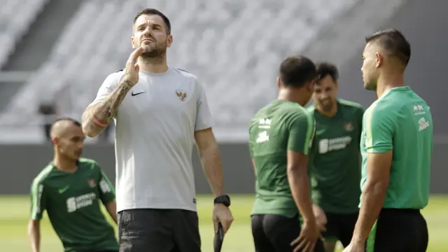 Latihan Timnas Indonesia