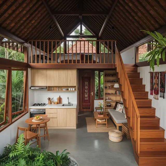 9 Model Rumah Mezzanine Kekinian dengan Dapur Open Space, Maksimalkan Lahan