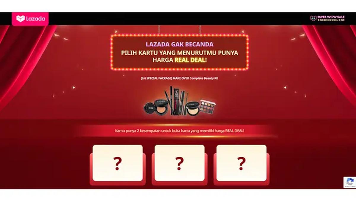 Microsite: lazada-gak-becanda.com