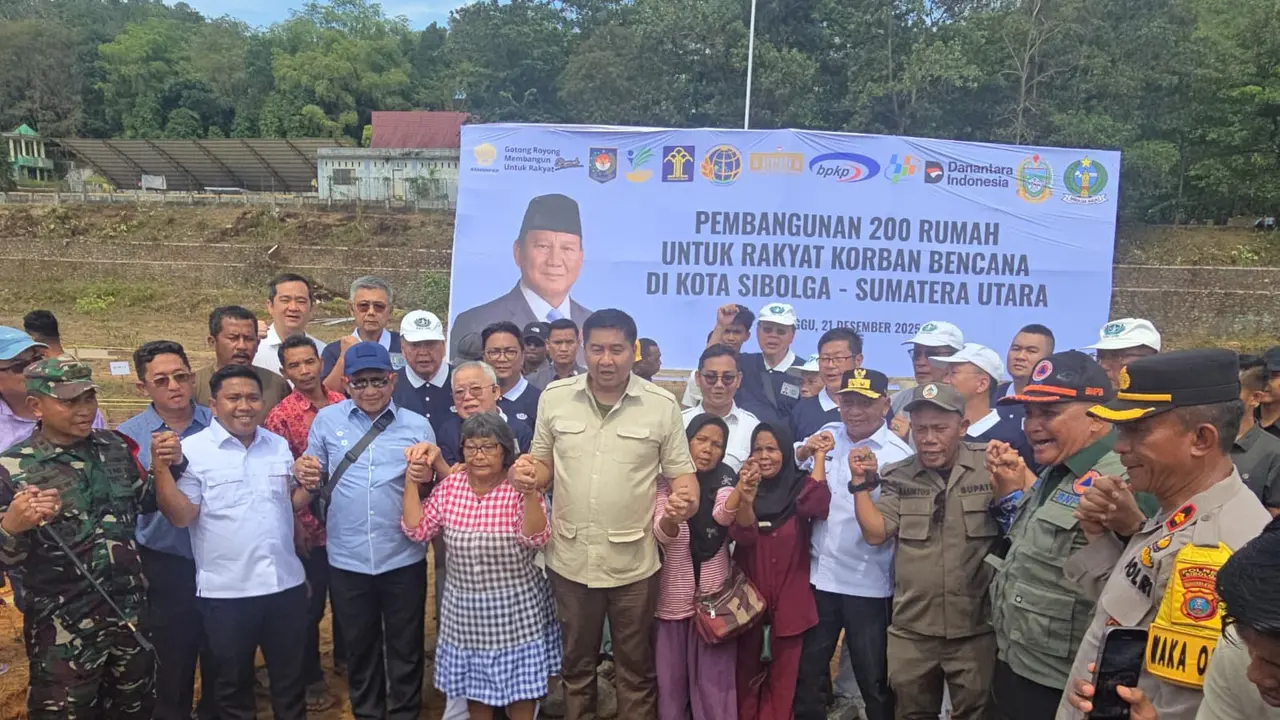 Menteri Perumahan dan Kawasan Permukiman (PKP) Maruarar Sirait menggandeng Yayasan Buddha Tzu Chi untuk membangun hunian tetap bagi masyarakat terdampak bencana di Sumatera Utara. (Foto: Kementerian PKP)