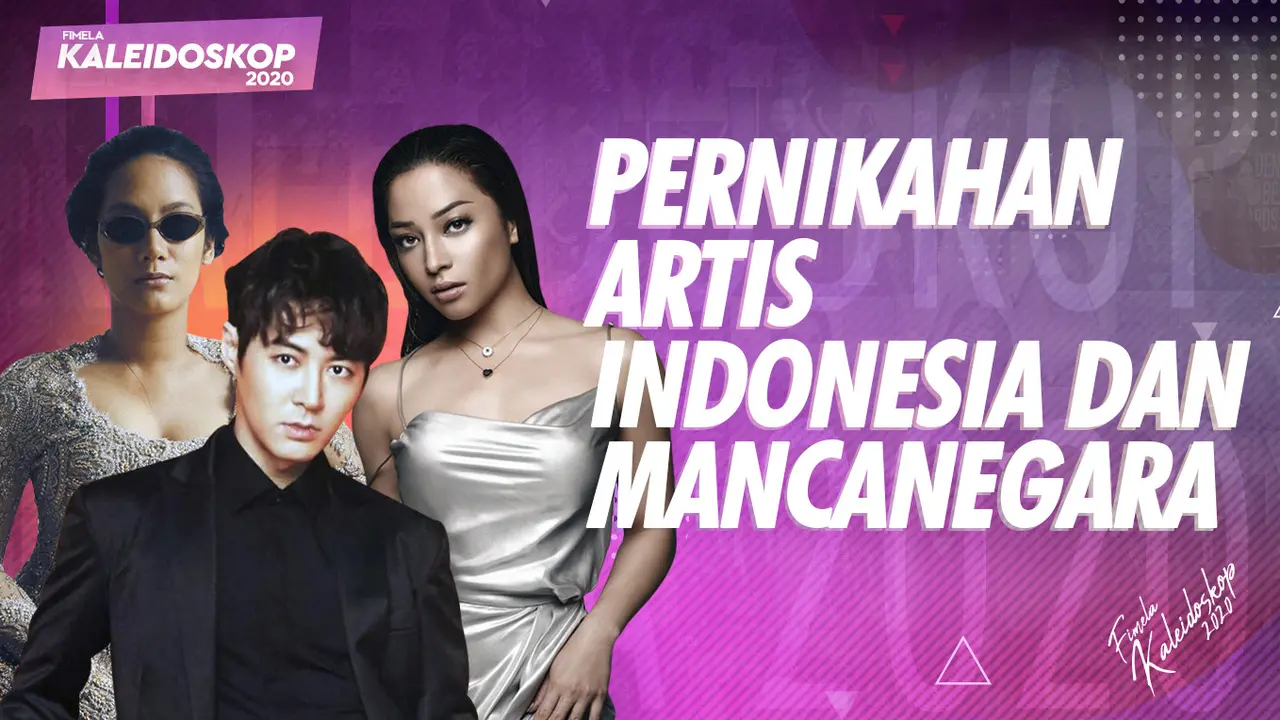 [Fimela] Kaleidoskop 2020: Pernikahan Artis Indonesia dan Mancanegara