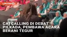 Sebuah insiden terjadi di tengah gelaran debat Pilkada Tangerang Selatan. Seorang wanita pembawa acara tampak menegur rombongan pendukung paslon di studio. Bukan sekedar melanggar aturan, salah satu oknum pendukung diduga 'catcalling' ke wanita terse...