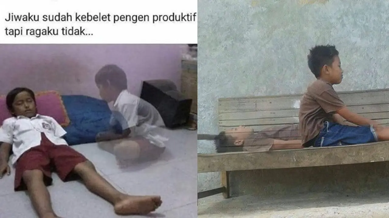 6 Foto Editan Roh Keluar dari Tubuh Ini Bikin Senyum Nyengir