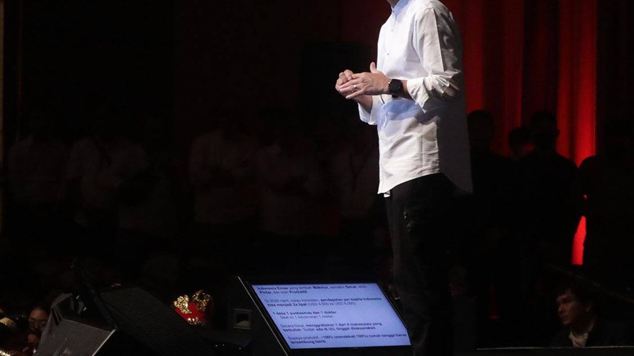 Salah satu pandangan yang disampaikan adalah investasi transisi energi nasional hingga demografi Indonesia untuk kelas menengah dan tenaga produktif.